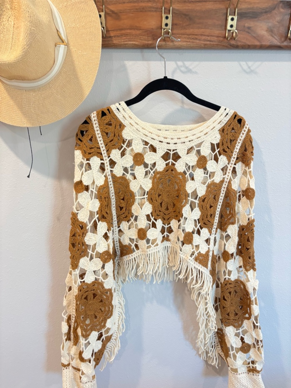 Crochet Fringe Sweater - Picture 14 of 14